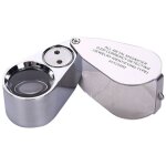 Shining house - loupe pliable en m�tal pour bijoux, loupe bijoutier x40, loupe bijoutier, loupe botaniste, ...