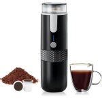 Shining house - machine  caf portable compatible avec les capsules de tasse k caf moulu cafetire ...