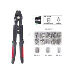 Pince  corde avec fonction coupante pour manchons en aluminium de 0, 1 mm  2, 2 mm, avec 150 pices ...