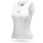 T - shirt gilet de cyclisme femme schage rapide tissu 3d xl / xxl - blanc