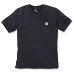 Tee - shirt carhartt poche poitrine - taille xl - noir - s1103296001xl