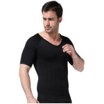 T - shirt shapers chaud t - shirt minceur homme raffermissant sport abdomen fitness s - m