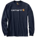 T - shirt de travail homme manches longues core carhartt 104107 - bleu - l