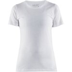 T - shirt de travail manches courtes femme 3334 - blanc m T - shirt de travail manches courtes femme 3334 - blanc m