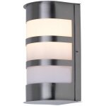 Etc - shop - applique d'ext�rieur m�tal ip44 fa�ades inox en set comprenant ampoules led