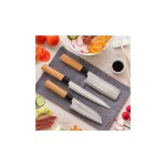 Damas : jeu de 3 couteaux de cuisine japonais