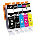 Pack de cartouches 550 / 551 xl compatibles pour imprimante canon 550 / 551 xl Pack de cartouches 550 / 551 xl compatibles pour imprimante canon 550 / 551 xl