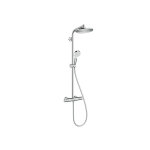 Hansgrohe - showerpipe crometta s 240 colonne de douche 1jet avec mitigeur thermostatique ecosmart (hg ...