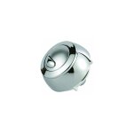 Bouton chrom� pour m�canisme wc siamp optima 50