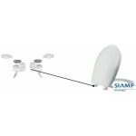 Siamp - kit vis et fixation pour abattant wc opio descente ralenti