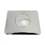 Siamp - plaque de commande wc murale verso 800, chrom brillant