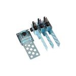 Blister de 4 ferrures aimant�es s pour trappe de visite - 11200040 - sidamo