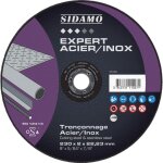Sidamo - disque � tron�onner acier inox 230 mm x 2 mm conditionnement - lot de 5 ( + 1 offert)