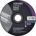 Sidamo - disque � tron�onner pro alu d. 125 x 1, 6 x al. 22, 23 mm - aluminium - 10111046