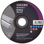 Sidamo - disque � tron�onner pro alu d. 125 x 1 x al. 22, 23 mm - aluminium