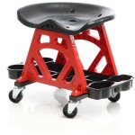 Xpotool - si�ge d'atelier sur larges roues charge 150kg max. chariot pour outils pivotant � 360�