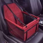 Si�ge d'auto de voiture pour les chiens ou chats, panier sac transport �tanche avec ceinture de s�curit� ...