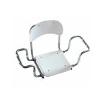 Si�ge de baignoire en polypropyl�ne avec dossier xtra