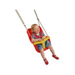 Kbt - siege b�b� de luxe pour balan�oire rouge et jaune