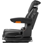 Sige de chariot lvateur universel, sige de suspension pour tracteur avec dossier rglable, accoudoir, ...