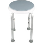 Yongqing ? si�ge de douche rotatif 360� ? hauteur r�glable 36 - 51, 5 cm ? capacit� 136 kg ? aluminium ...