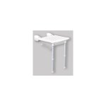 K design - siège de douche mural rabattable antidérapant avec pieds télescopiques, anodisé - p. 51 x ... K design - siège de douche mural rabattable antidérapant avec pieds télescopiques, anodisé - p. 51 x ...
