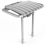 Akw - si�ge de douche rabattable bama � lattes blanc 02020mw ls