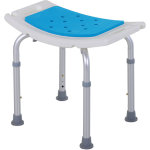 Si�ge de douche r�glable en hauteur tabouret de douche ergonomique pieds antid�rapants charge max. 135 ...