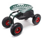 Wiltec - siège de jardin sur larges roues charge 150kg max. chariot coulissant jardinage repose - genoux ... Wiltec - siège de jardin sur larges roues charge 150kg max. chariot coulissant jardinage repose - genoux ...