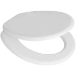 Abattant wc pour vase globo bonsai 36, 5 - 43, 4 x 37 cm abattant wc blanc avec charnie'res re'glables ...