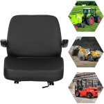 Siège de tracteur avec dossier auto voiture véhicule chariot elévateur avec rails réglables, capacité ... Siège de tracteur avec dossier auto voiture véhicule chariot elévateur avec rails réglables, capacité ...