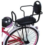 Siege velo enfant arriere, sige arrire de vlo avec garde - corps dossier et pdale ceinture de scurit ...