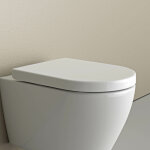 Bernstein - abattant lunette wc, cuvette toilettes charnires acier - 46, 4x35, 9cm - u1002