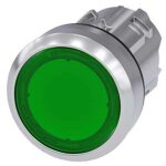 Bouton - poussoir lumineux  accrochage siemens 3su1051 - 0aa40 - 0aa0 1 pc(s)