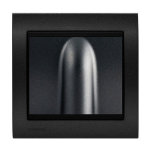 Sortie de cable anthracite delta iris + plaque métal texturé alu noir siemens Sortie de cable anthracite delta iris + plaque métal texturé alu noir siemens