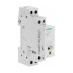 Siemens - tlrupteur modulaire 16a 230v ? 1 module din ? 1 contact no ? commande bouton - poussoir
