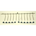 Siemens - tiges rabattables + maintiens panier superieur, lave - vaisselle, 00489466