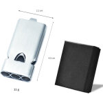 Sifflet d'urgence , porte - cl�s, sifflet anti - viol, sifflet en acier inoxydable � d�cibels �lev�s