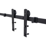 Sifree - 200cm porte coulissante perlan syst�me porte coulissante rail de suspension de porte