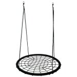Sifree®balançoire nid d'oiseau pour enfants et adultes (Ø120cm) - couleur noir Sifree®balançoire nid d'oiseau pour enfants et adultes (Ø120cm) - couleur noir
