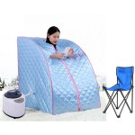 Sifree®bleu sauna portable à vapeur spa intererieur pliable Sifree®bleu sauna portable à vapeur spa intererieur pliable