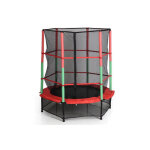 Sifree - mini trampoline fitness bungee avec le filet de scurit pour enfants  140 cm lastiques bungee ...