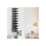 Sifree - porte bouteille mural m�talique casier �tag�re � vin pour 10 bouteilles cave resto maison 126cm ...