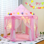 Sifree - tente pliable portative de jeu pour enfants princesse tente enfants rose