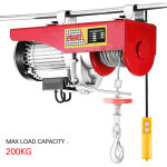 Sifree - treuil palan �lectrique 100 / 200kg avec c�ble en acier et t�l�commande