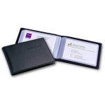 Sigel - vz170 vz170 classeur  cartes de visite 40 cartes (l x h x p) 110 x 75 x 12 mm noir matire plastique ...
