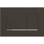 Sigma30 plaque de dclenchement double touche, noir mat / chrome (115. 883. 14. 1) - geberit