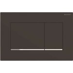 Sigma30 plaque de d�clenchement double touche, noir mat / chrome (115. 883. 14. 1) - geberit