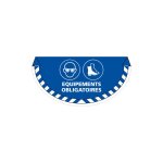 Signaletique. biz france - adhsif sol antidrapant ? signalisation quipement obligatoire : lunettes ...