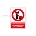 Signaletique. biz france - panneau interdit de stopper volontairement la balayette (d1152) - plastique ... Signaletique. biz france - panneau interdit de stopper volontairement la balayette (d1152) - plastique ...